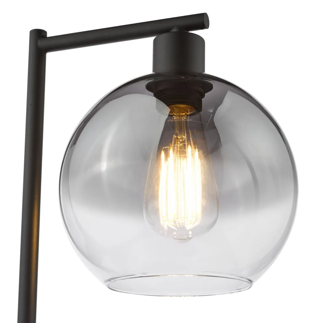 Lycia Black & Ombre Glass Table Lamp