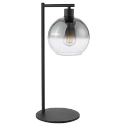 Lycia Black & Ombre Glass Table Lamp