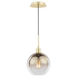Lycia Gold & Ombre Glass Pendant Ceiling Light