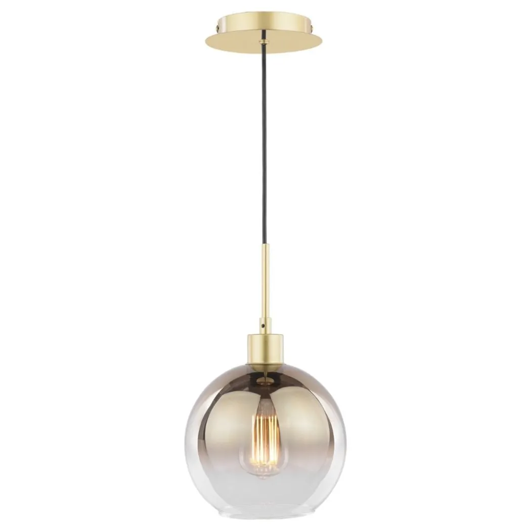 Lycia Gold & Ombre Glass Pendant Ceiling Light