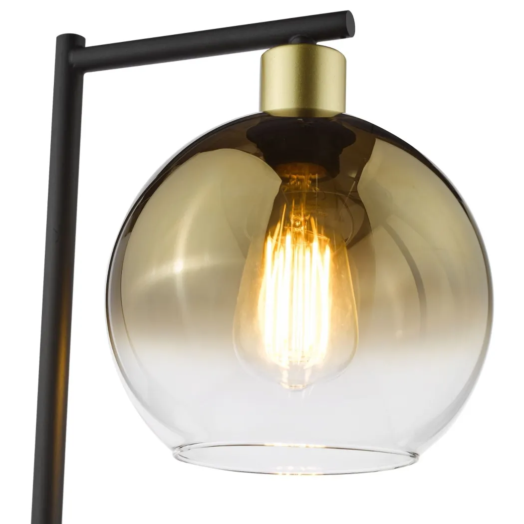 Lycia Gold & Ombre Glass Table Lamp
