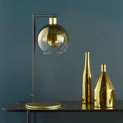 Lycia Gold & Ombre Glass Table Lamp