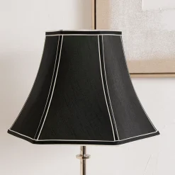 Lyla 50cm Bowed Black Shade
