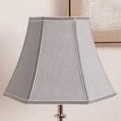 Lyla 40cm Lamp Shade Steel Grey