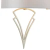 Lyla Satin Nickel Wall Light