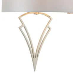 Lyla Satin Nickel Wall Light