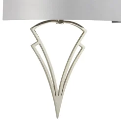 Lyla Satin Nickel Wall Light