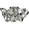 Lyndsay 3 Light Semi Flush Ceiling Light Chrome