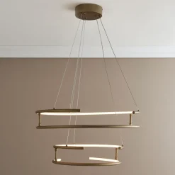 Mabel Antique Brass LED Pendant Ceiling Light