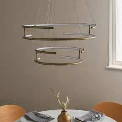 Mabel Antique Brass LED Pendant Ceiling Light