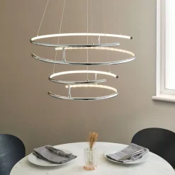 Mabel Silver LED Pendant Ceiling Light