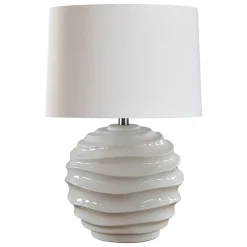 Mackenzie White Ceramic Table Lamp
