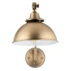 Madison Adjustable Antique Brass Wall Light
