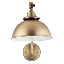 Madison Adjustable Antique Brass Wall Light