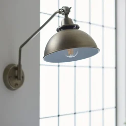 Madison Adjustable Antique Brass Wall Light