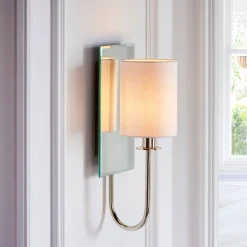 Maia Nickel Wall Light