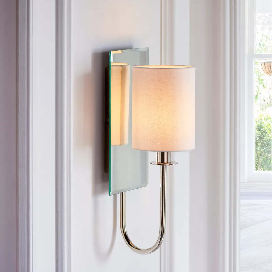 Maia Nickel Wall Light