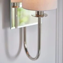 Maia Nickel Wall Light