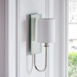 Maia Nickel Wall Light