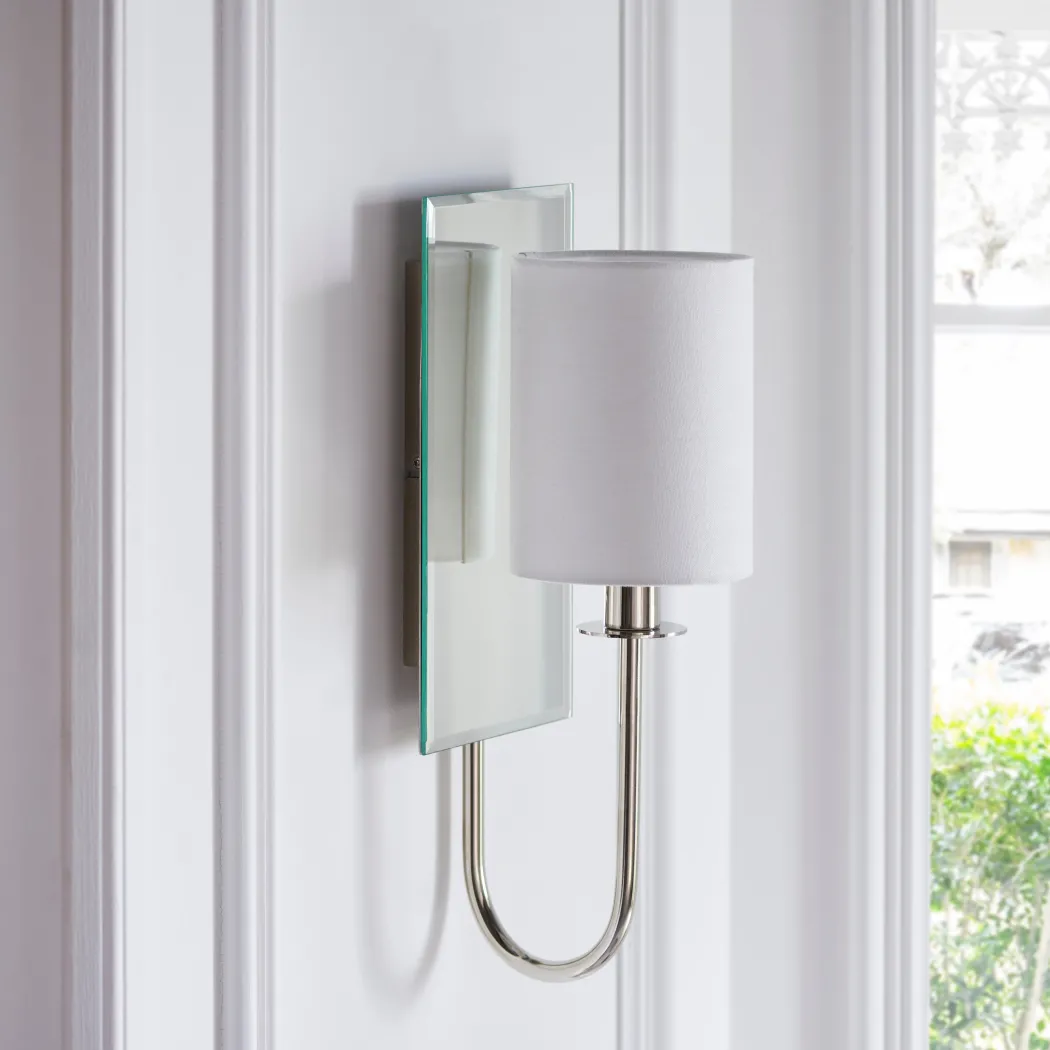 Maia Nickel Wall Light