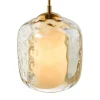 Majella Brass & Champagne Glass Pendant Ceiling Light