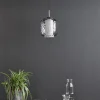 Majella Chrome & Smoked Glass Pendant Ceiling Light