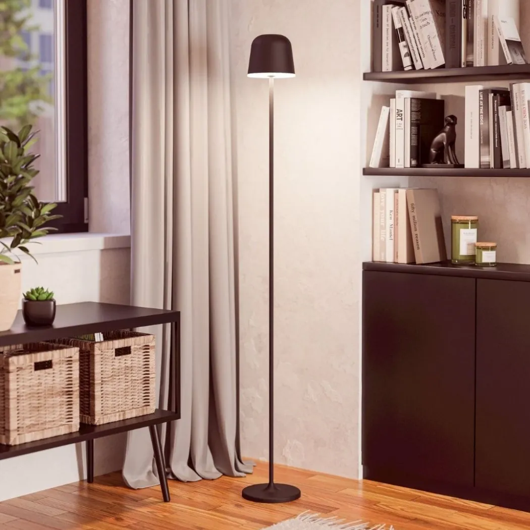 Mannera Black LED Rechargeable Floor Lamp