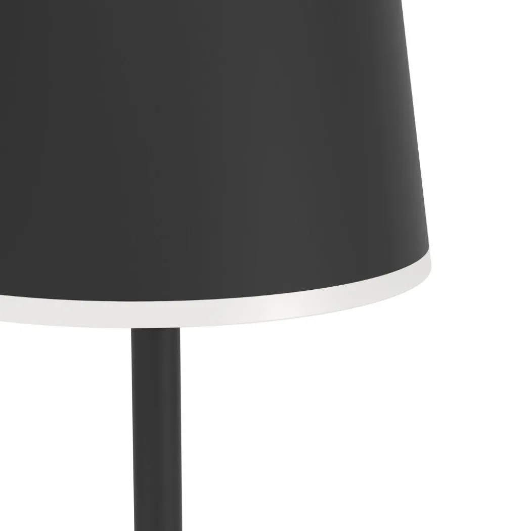 Mannera Black LED Rechargeable Floor Lamp