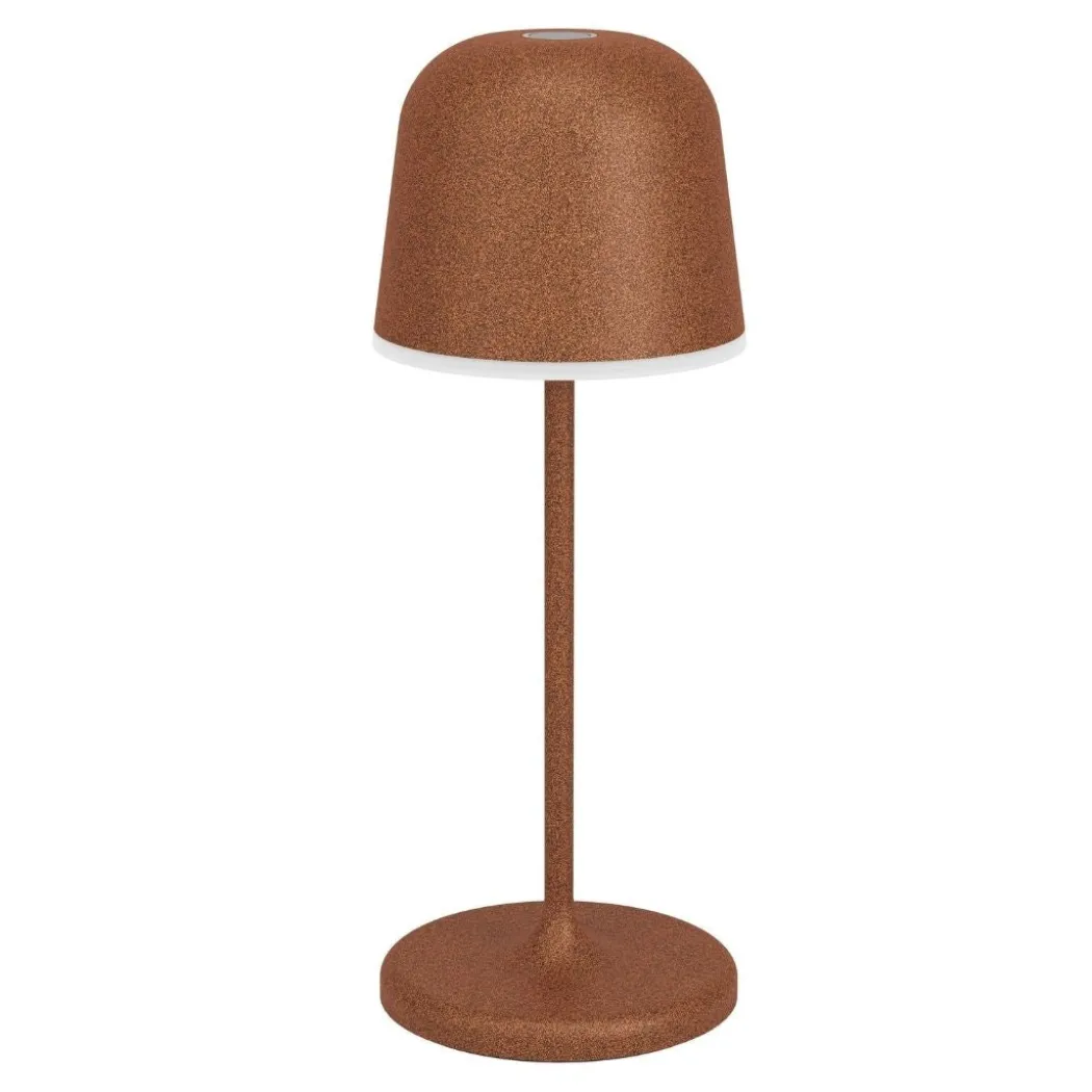 Mannera Copper LED Rechargeable Touch Table Lamp