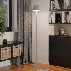 Mannera Grey LED Rechargeable Floor Lamp