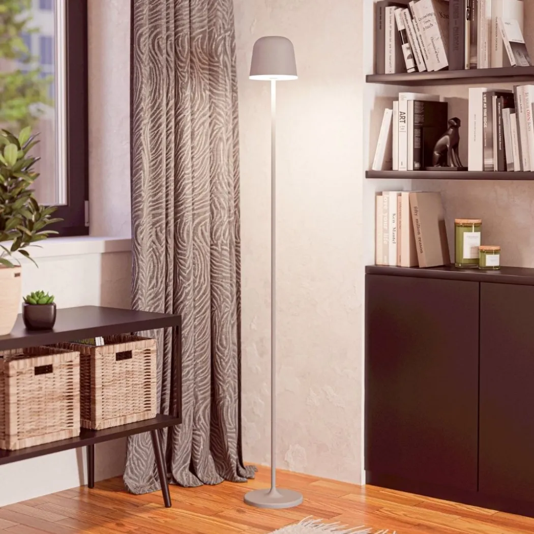 Mannera Grey LED Rechargeable Floor Lamp