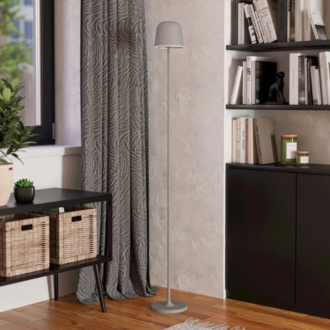 Mannera Grey LED Rechargeable Floor Lamp