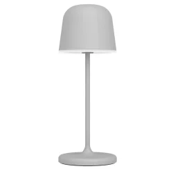 Mannera Grey LED Rechargeable Touch Table Lamp