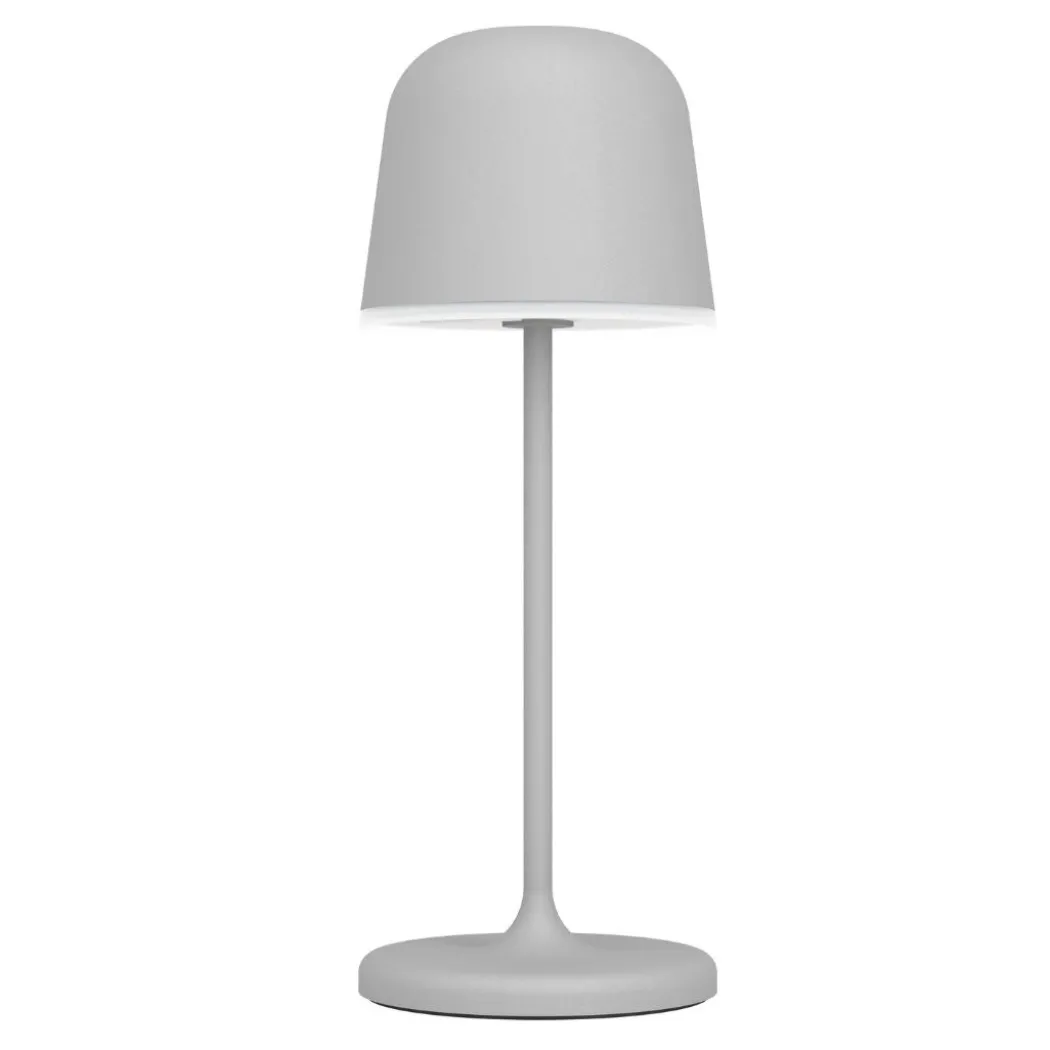 Mannera Grey LED Rechargeable Touch Table Lamp