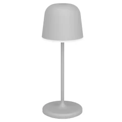 Mannera Grey LED Rechargeable Touch Table Lamp