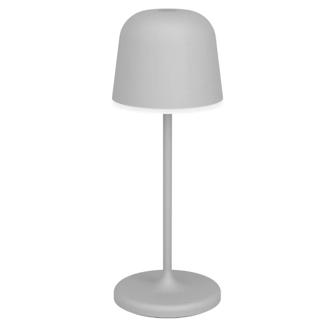 Mannera Grey LED Rechargeable Touch Table Lamp