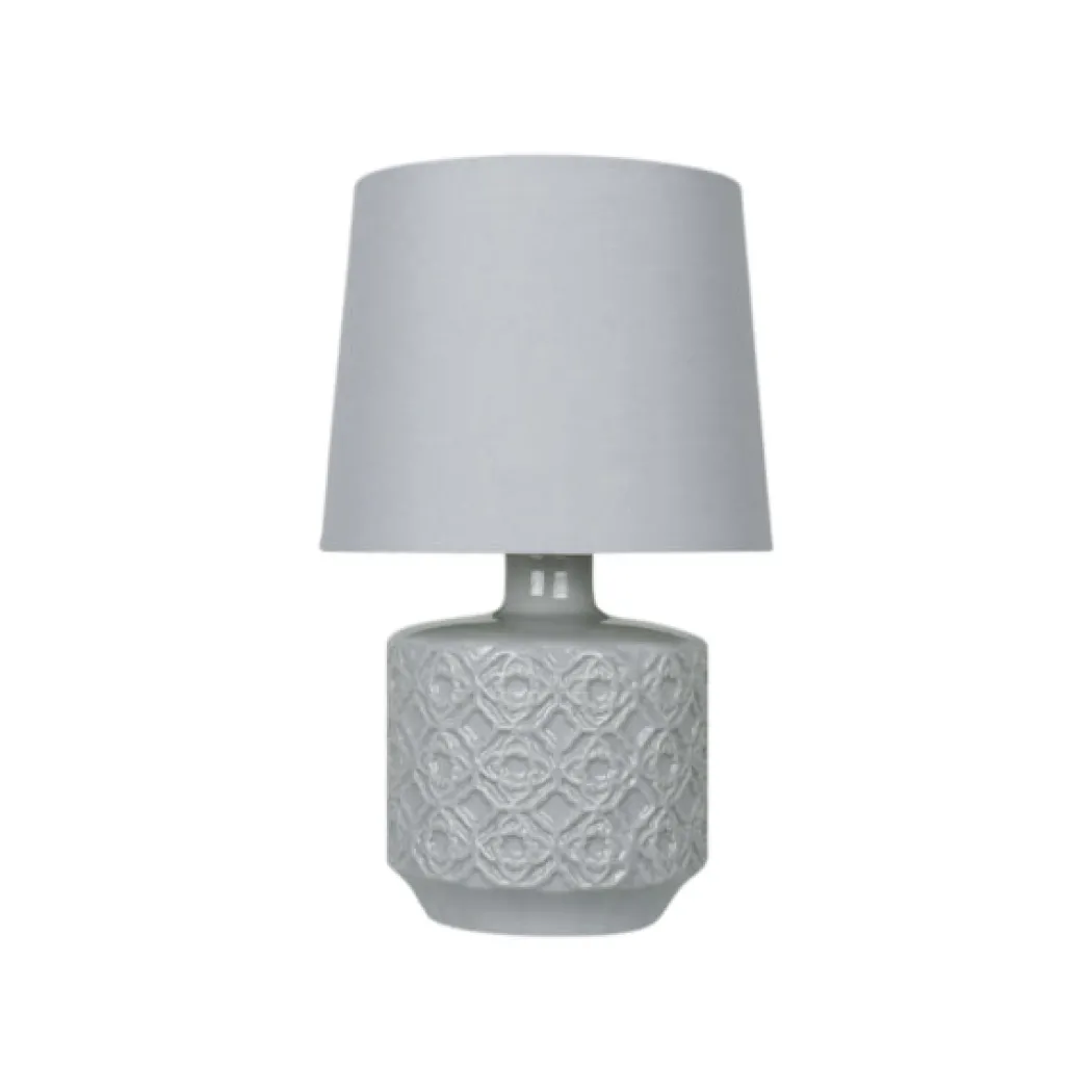 Mara Grey Ceramic Table Lamp