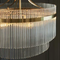 Marietta 5 Light Antique Brass Pendant Ceiling Light