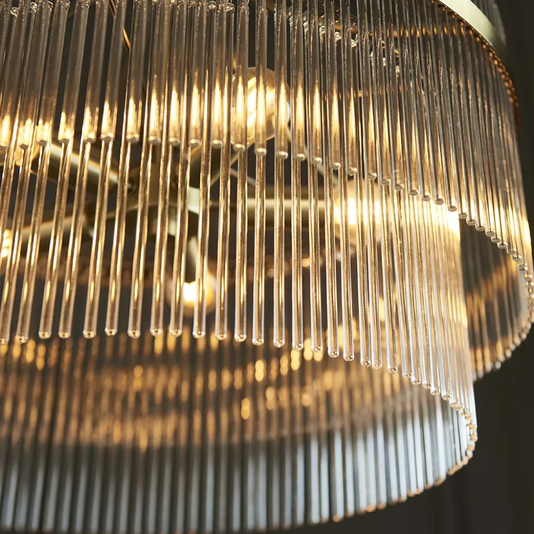 Marietta 5 Light Antique Brass Pendant Ceiling Light