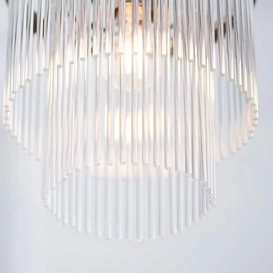 Marietta Antique Brass & Glass Pendant Ceiling Light