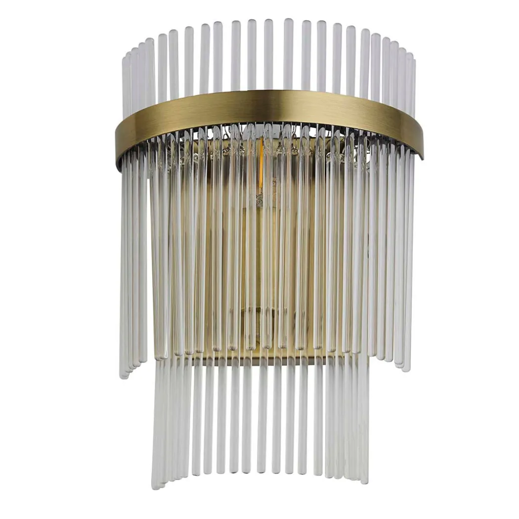 Marietta Antique Brass Wall Light