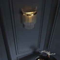 Marietta Antique Brass Wall Light