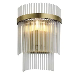 Marietta Antique Brass Wall Light