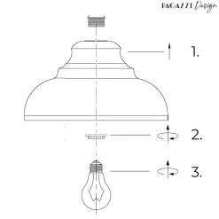Maris Matte Black Easy-Fit Pendant