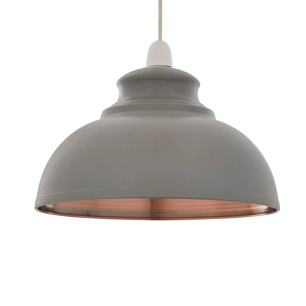 Maris Matte Grey Easy-Fit Pendant