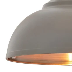 Maris Matte Grey Easy-Fit Pendant