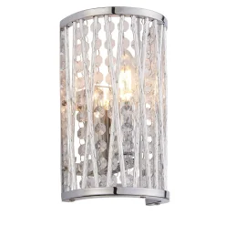 Marissa Chrome & Crystal Wall Light