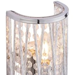 Marissa Chrome & Crystal Wall Light