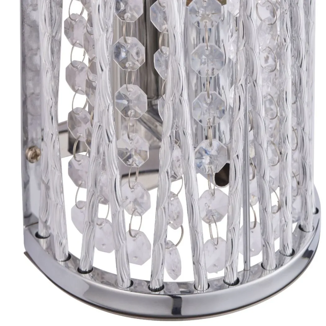 Marissa Chrome & Crystal Wall Light