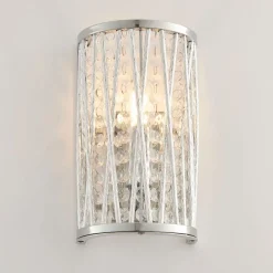 Marissa Chrome & Crystal Wall Light